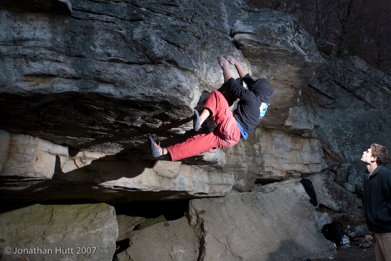 Rock climbing in the Shawangunk Mountains!