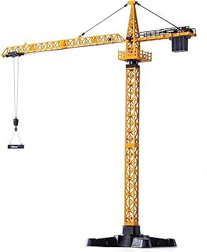 Top Race Jouet moulé sous Pression modèles Grue camions Pelle Camion à  Benne basculante Pelle Chariot élévateur modèle Route Rouleau Jouets dans  Une Belle boîte Cadeau pour 3 + (134d Grue): Amazon.fr: